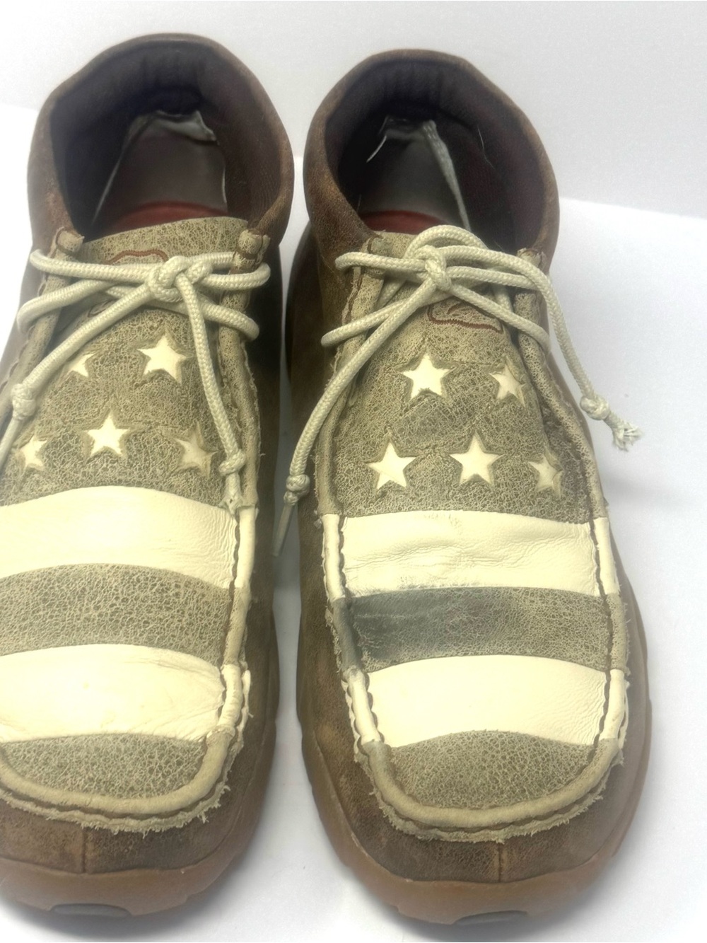 Twisted X Stars And Stripes Leather Chukka Boots Mens Size 11